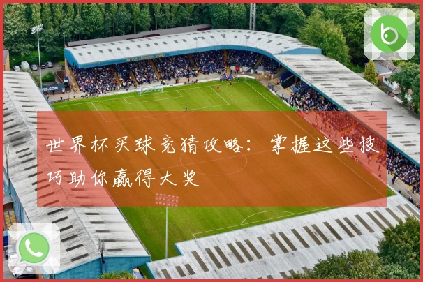 世界杯买球竞猜攻略：掌握这些技巧助你赢得大奖